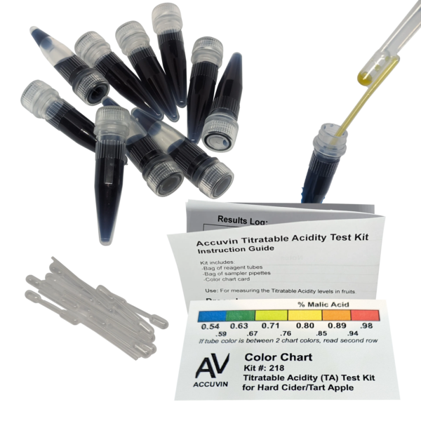 Hard Cider/Tart Apple Titratable Acidity (TA) Test Kit