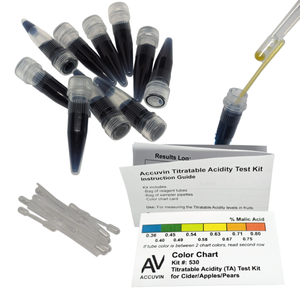 Cider/Apple/Pear Titratable Acidity (TA) Test Kit
