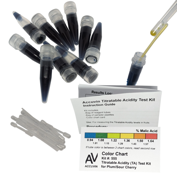Plum/Sour Cherry Titratable Acidity (TA) Test Kit