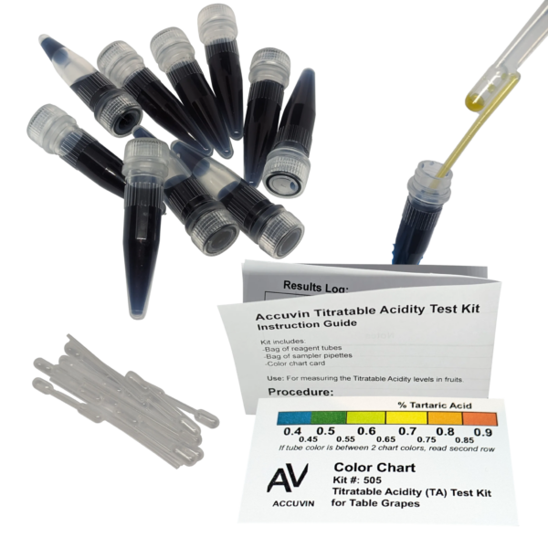 Table Grape Titratable Acidity (TA) Test Kit