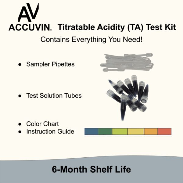 Orange Titratable Acidity (TA) Test Kit - Image 2