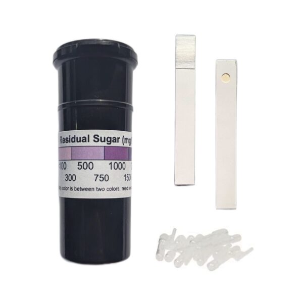Residual Sugar Test Strips Kit (100-2,000 mg/L)